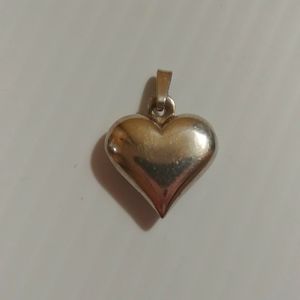 Vintage 925 Silver Small Heart Pendant